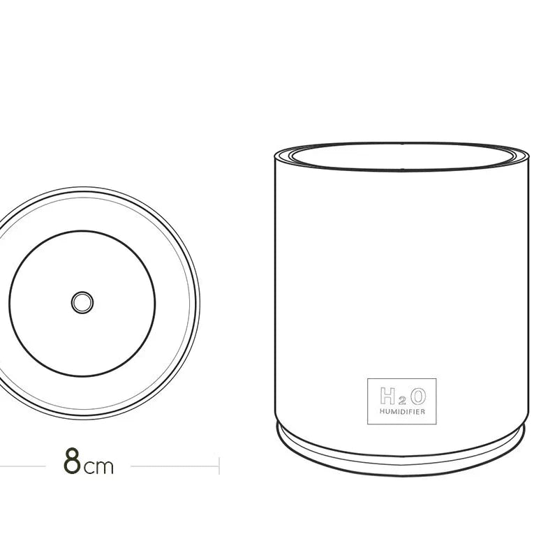 Umidificator de aer cu difuzor de arome AirFlow - Oricare.ro