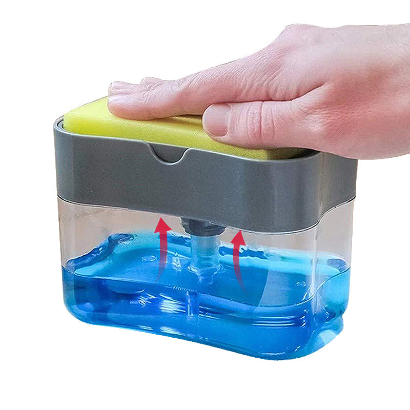 Dispenser pentru burete si dozator detergent de vase