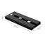 Suport suspendat pentru pahare de vin 25x11 cm | Organizator practic pentru bucatarie si bar | Design compact si usor de montat