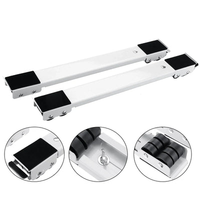 Set 2 suporti cu rotile pentru mutat mobila | Extensibili pana la 70cm | Usor de folosit, design rezistent si practic
