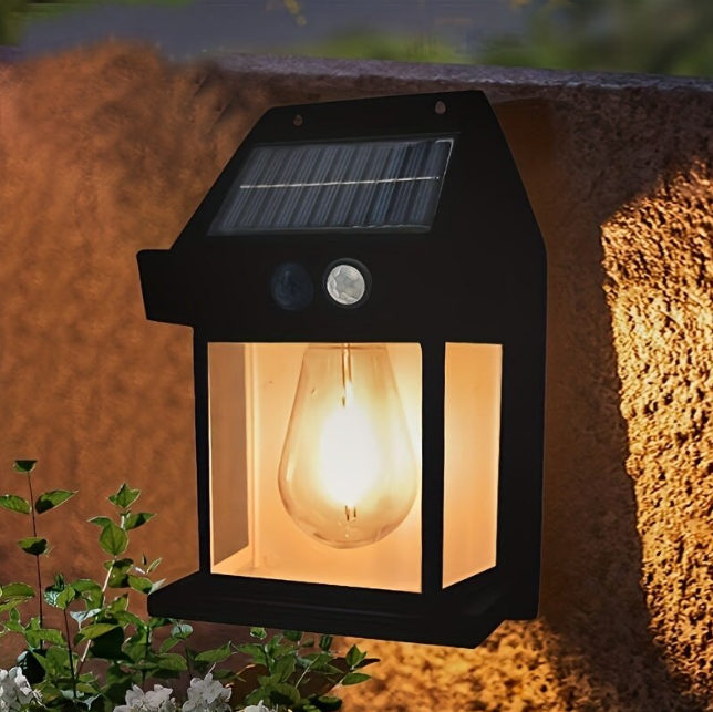 Lampa Solara de Perete 2W, 600LM, rezistenta la apa IP65, pentru gradina sau casa